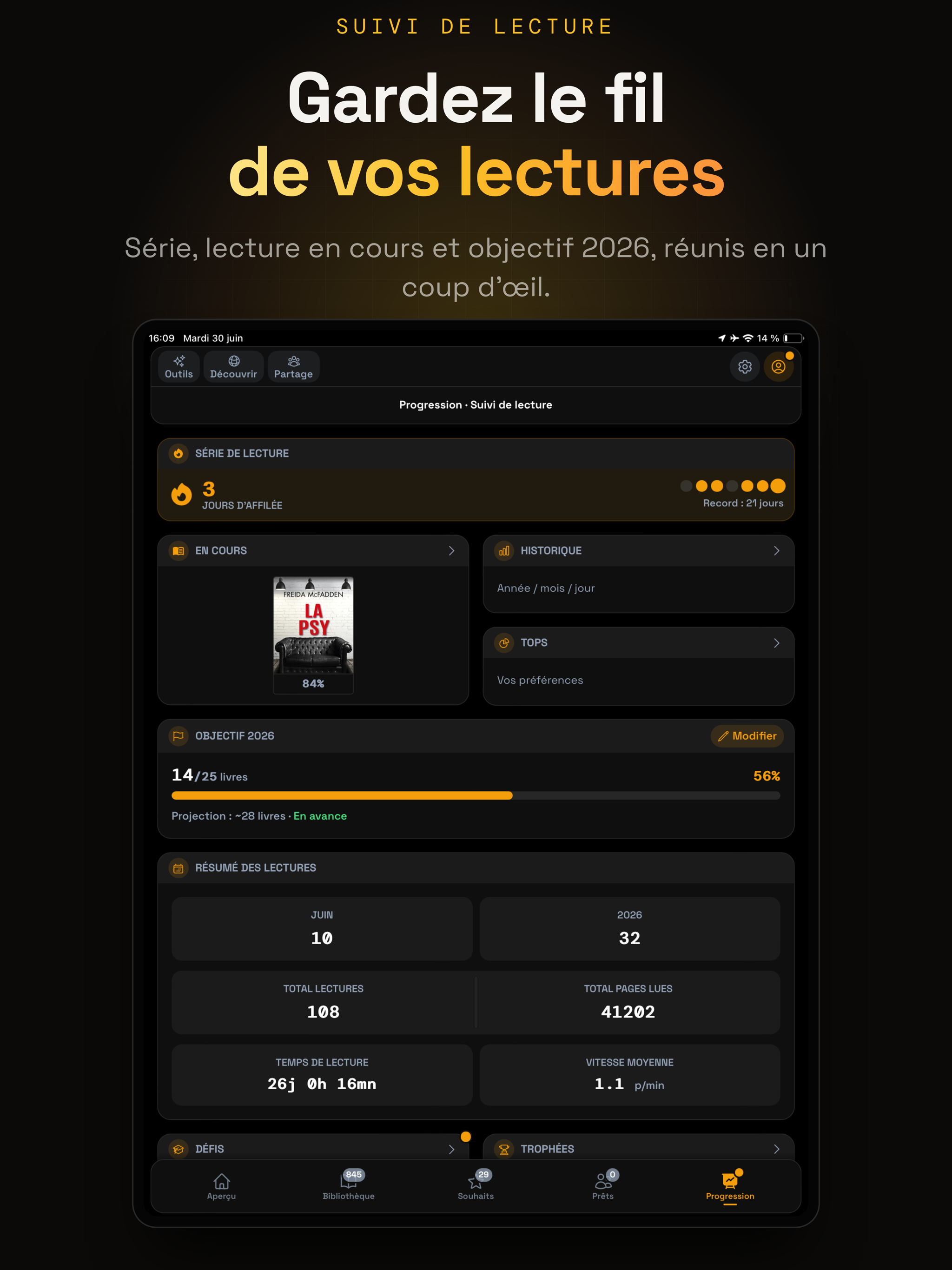 ClassBook : Suivi de lecture screenshot 7