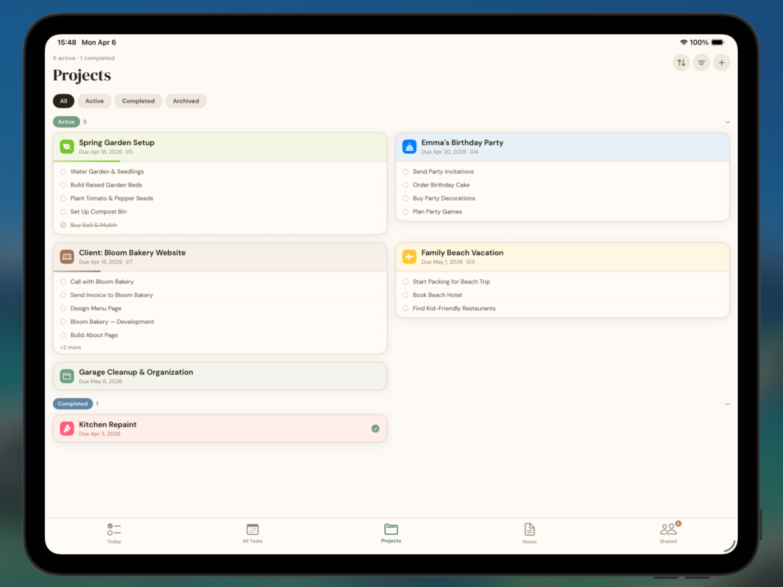 BetterKeeper: Tasks & Projects