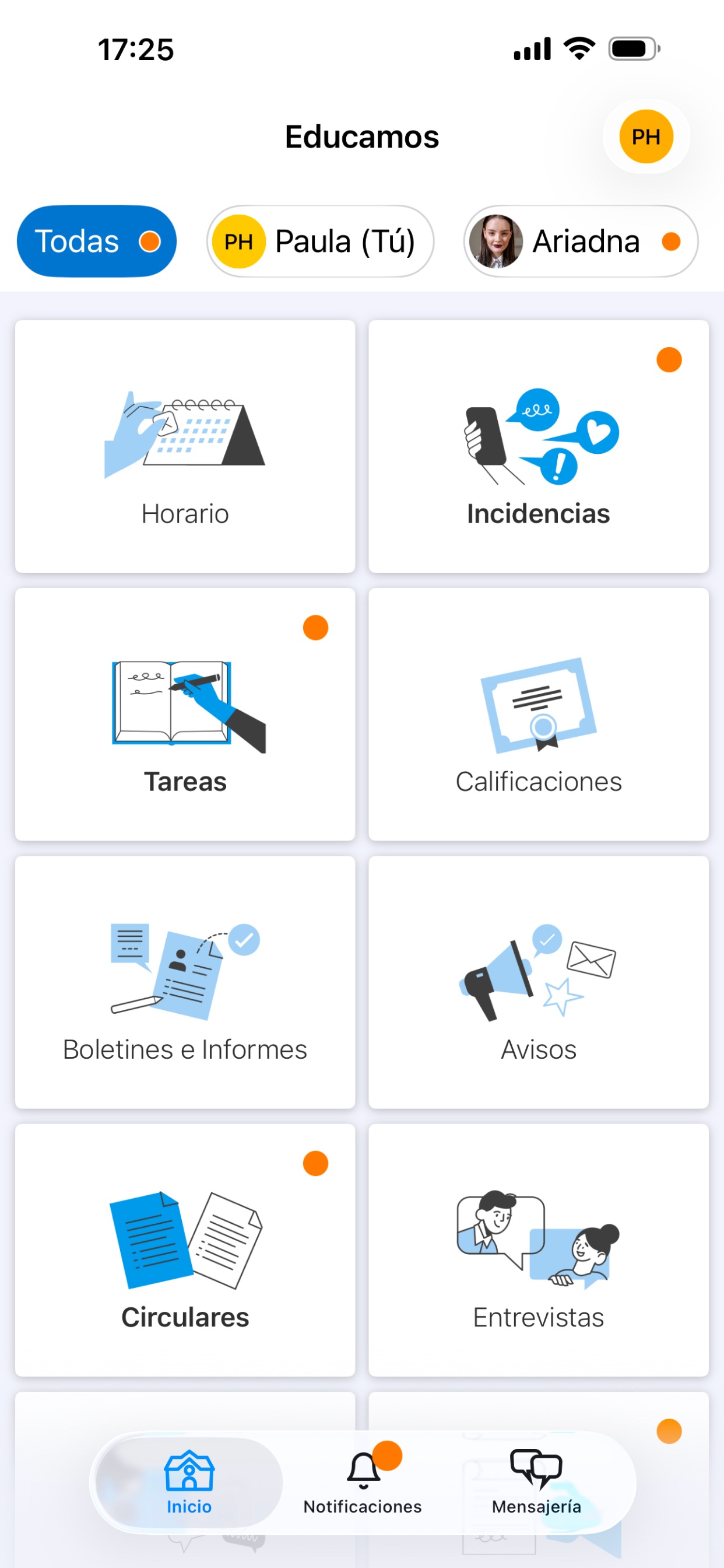 Screenshot 1 of Educamos Familias