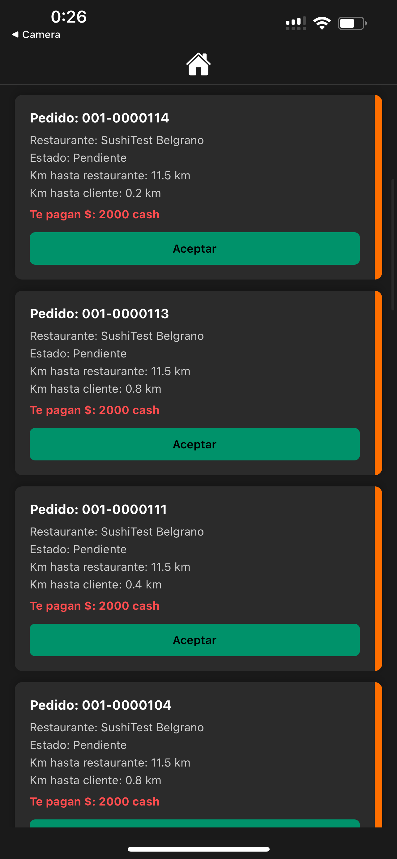 ComeYapp Repartidores screenshot 5