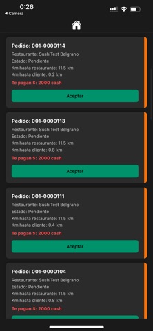 ComeYapp Repartidores screenshot
