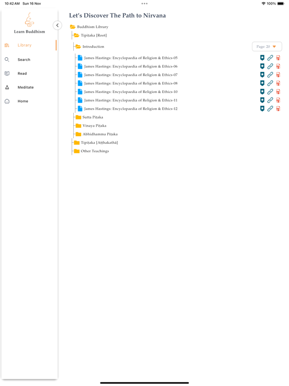 Learn Buddhism iPad screenshot 2 - Education app