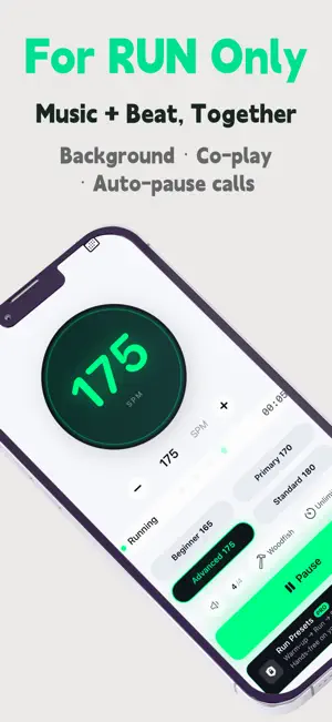 Runner Metronome - Cadence screenshot 2