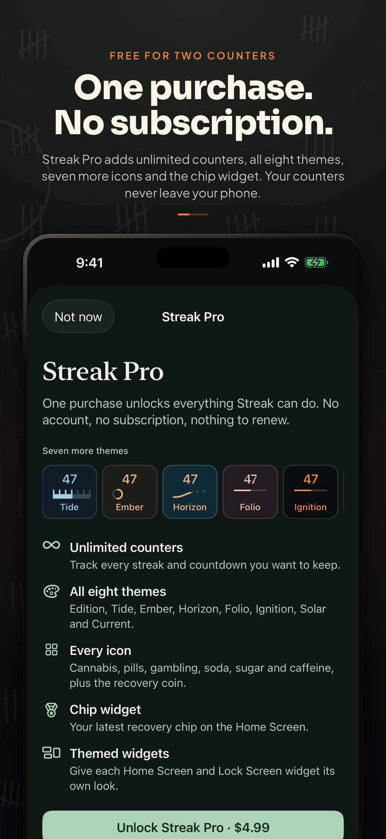 Screenshot 10 of Streak: Sober & Quit Counter