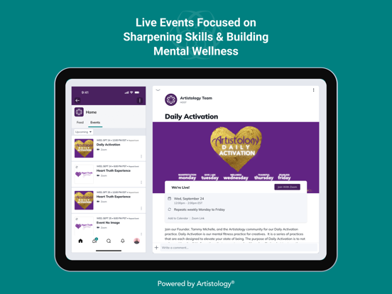 Artistology iPad screenshot 4 - Social Networking app