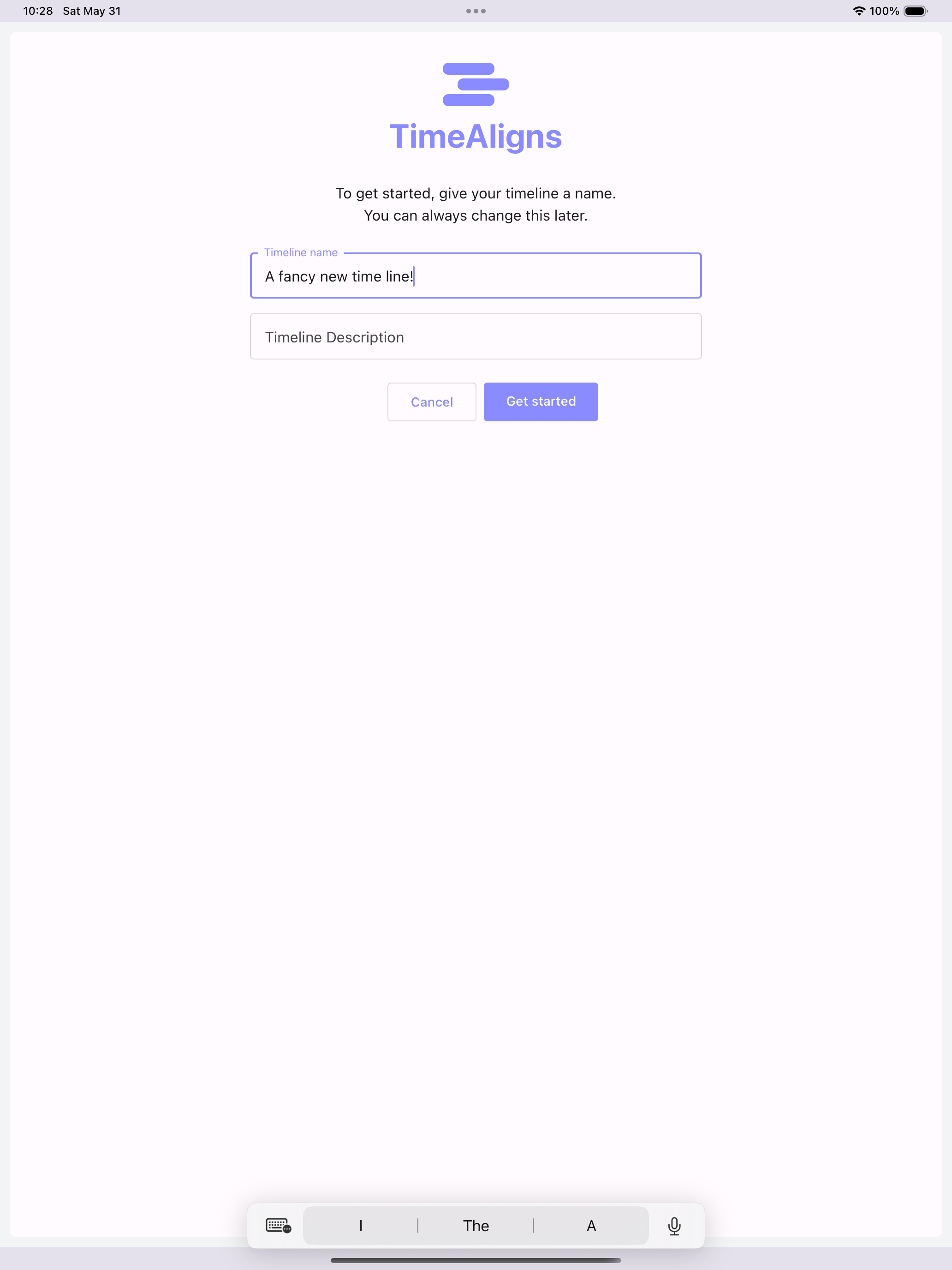 TimeAligns screenshot 3