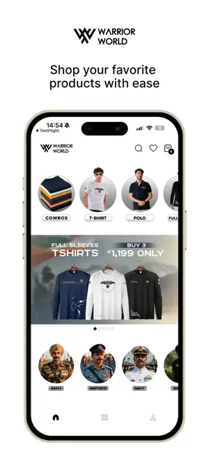 Warrior World : Shopping App screenshot 1