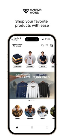 Warrior World : Shopping App screenshot