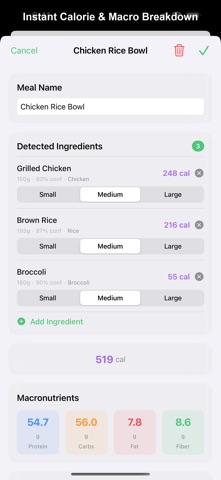 BiteCoach - AI Food Scanner screenshot