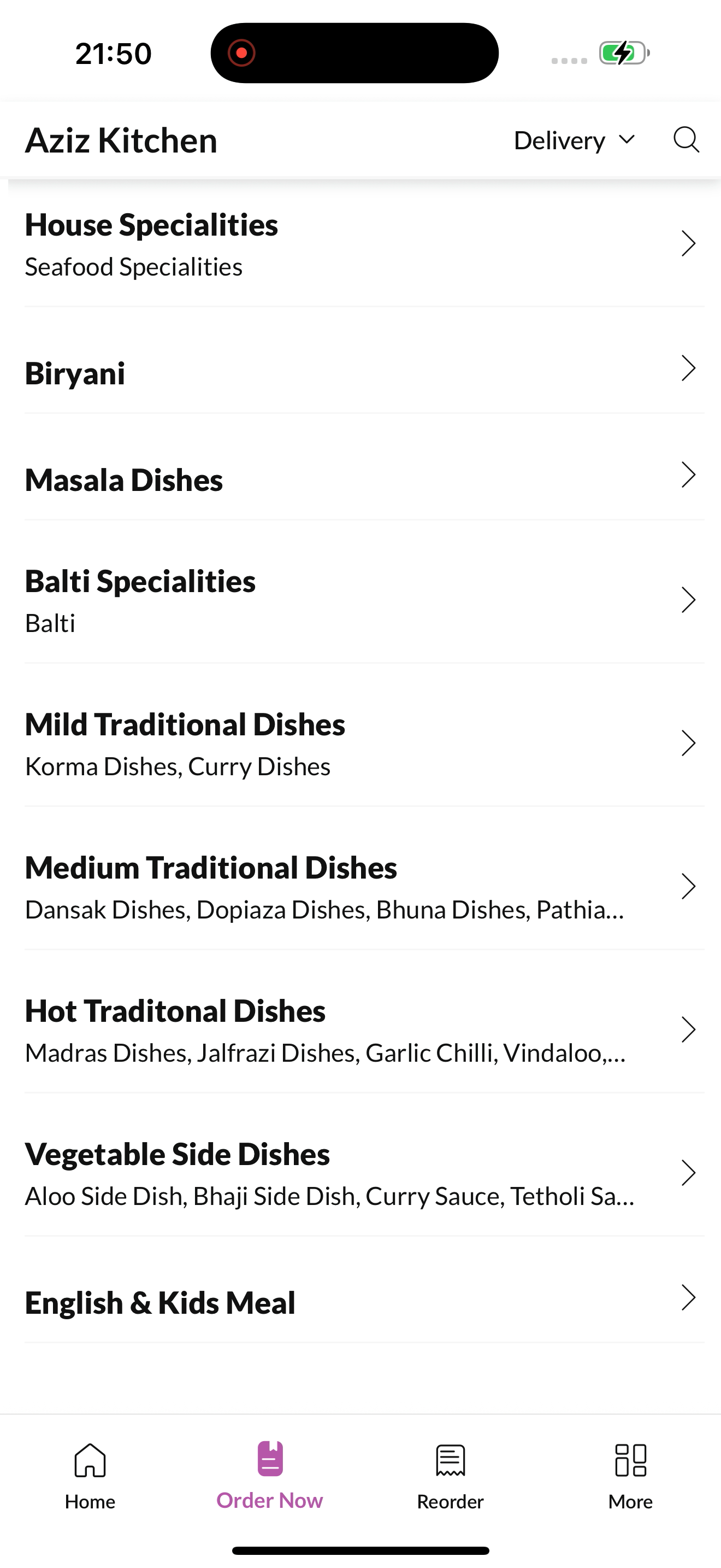 Aziz Kitchen screenshot 3