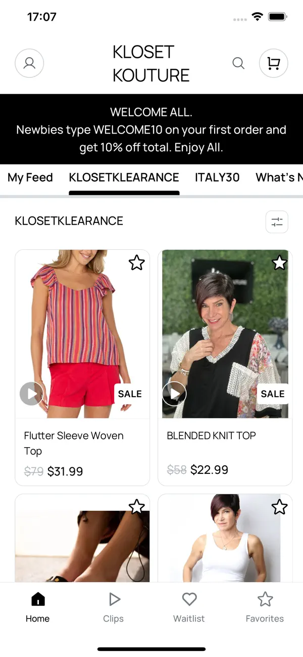 Screenshot #1 pour KLOSET KOUTURE