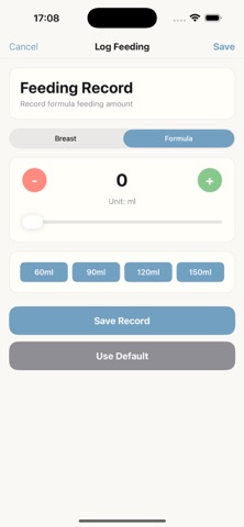 NurtureLog screenshot
