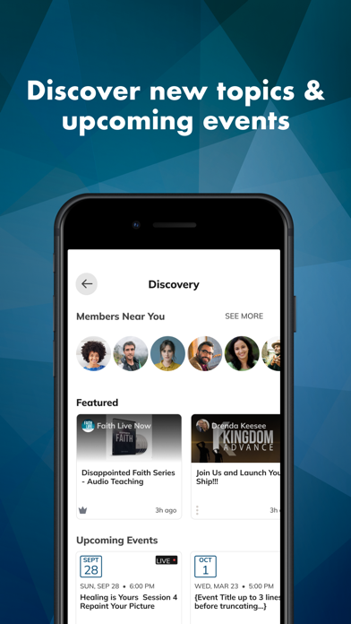 Faith Life Connect iPhone screenshot 4 - Social Networking app