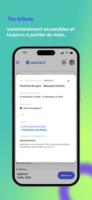 Wanaut : Événements, Activités screenshot 4