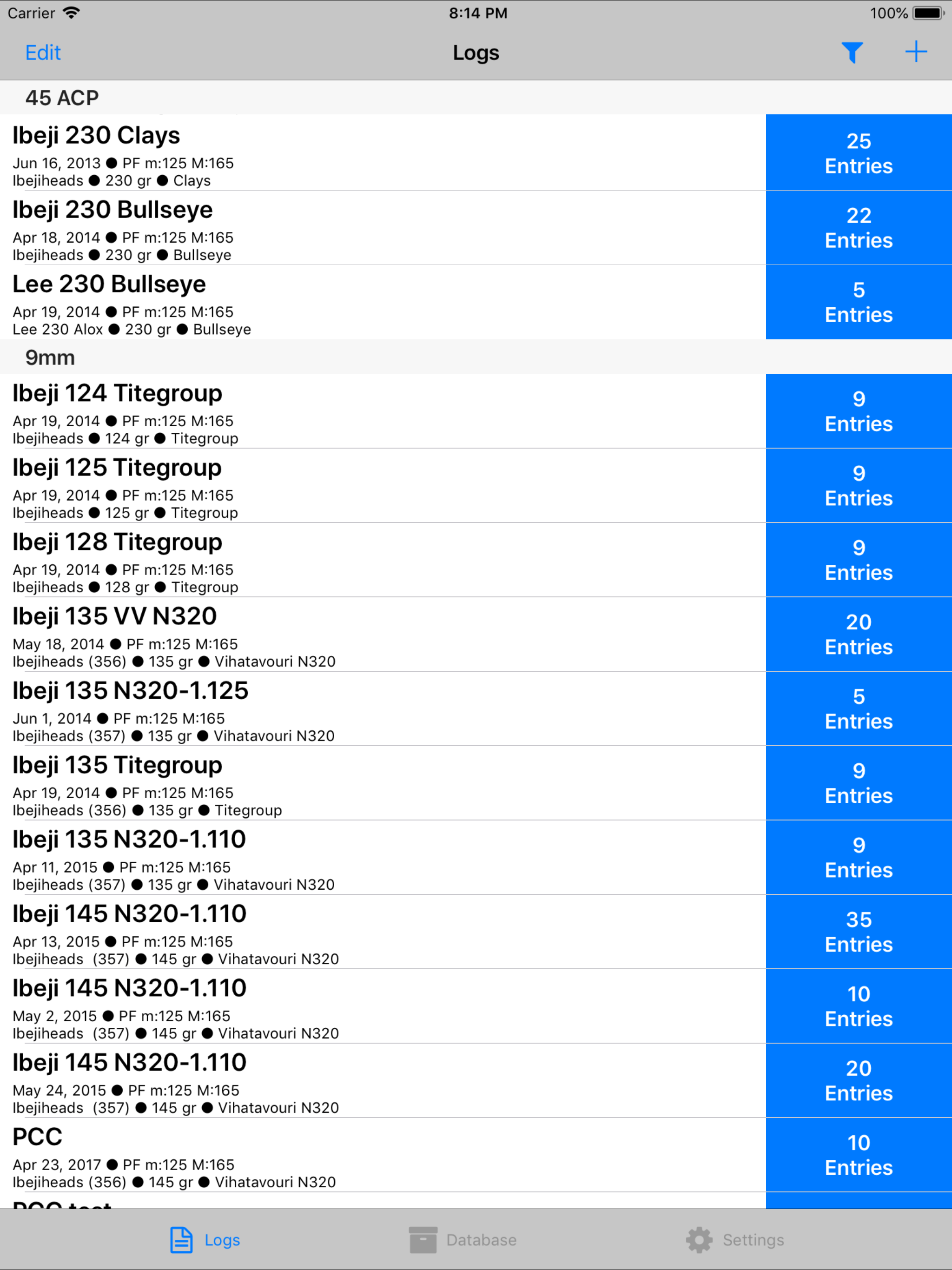 Chronograph Log screenshot 5
