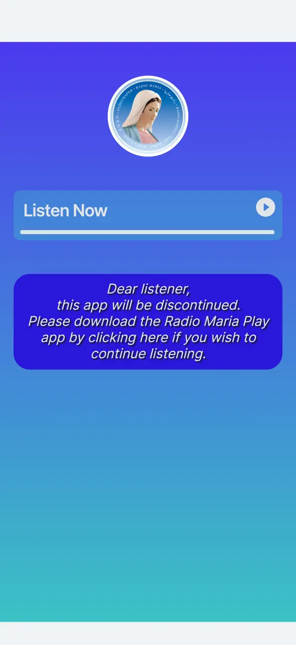 Screenshot #1 pour Radio Maria USA