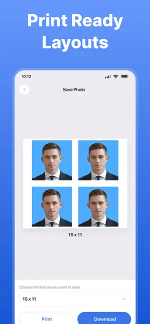 Passport Photo Maker: Editor screenshot 3