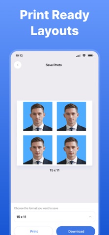Passport Photo Maker: Editor screenshot