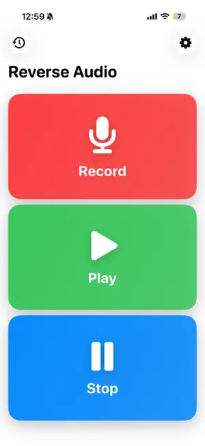 Reverse Audio • Singing & Play screenshot 3