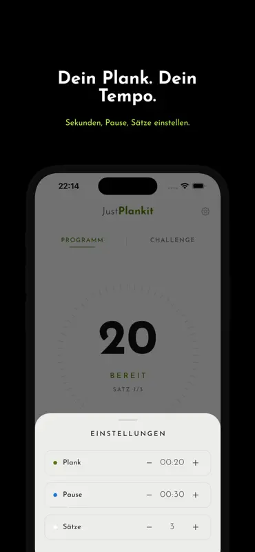 JustPlankit — Plank-Timer screenshot 4 of 6