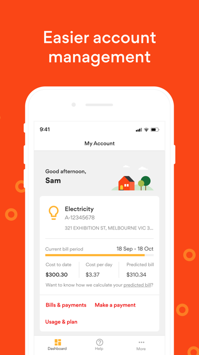 Screenshot #1 pour Origin Energy Gas Internet LPG