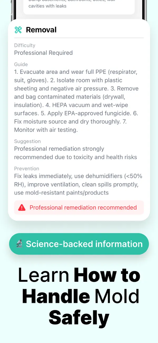 Screenshot #3 pour Mold Identifier: AI Inspection