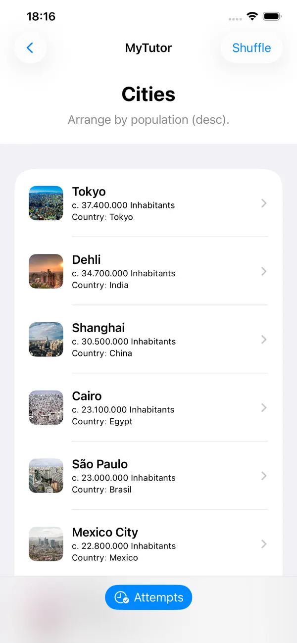 Screenshot #2 pour MyGeoTutor World