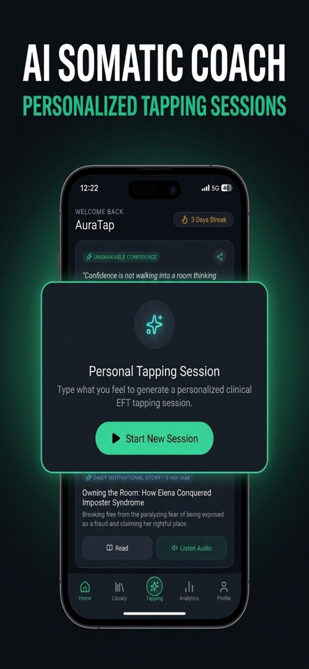 AuraTap: EFT Tapping & Anxiety screenshot 2