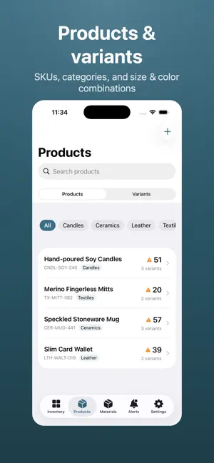 Inventory For Makers screenshot 2