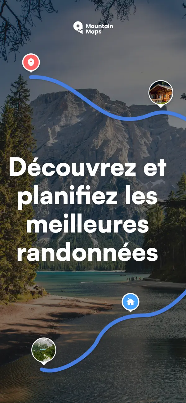 Screenshot #1 pour Mountain Maps : rando sentiers