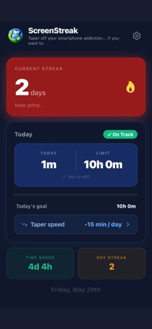 ScreenStreak screenshot
