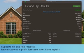 House Flip Analysis screenshot