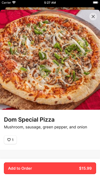 Bruno's Pizza Granger iPhone screenshot 3 - Food & Drink app