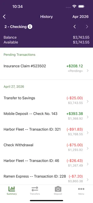 Bridgeway Credit Union Mobile screenshot 4