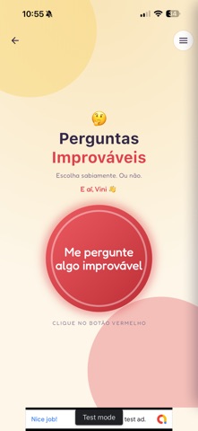 Perguntas Improváveis screenshot