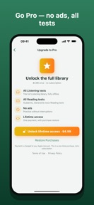 IELTS Listen & Read Practice screenshot