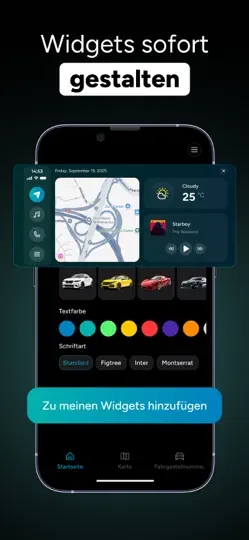 Screenshot von Car Dashboard Widgets - HiCar auf dem iPhone 4
