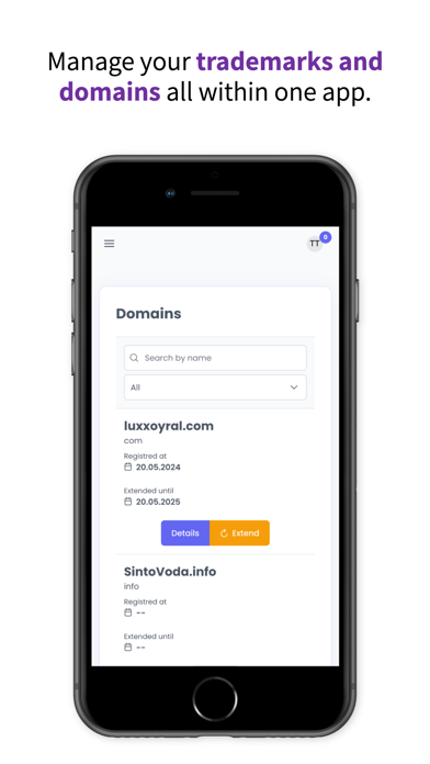 IdeaBox - Trademark Search Screenshot