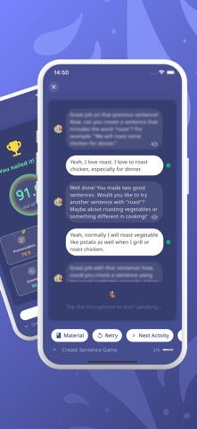 Hala: Speak English with AI screenshot