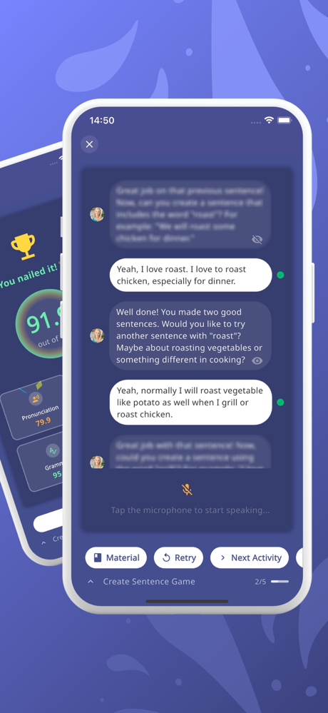 Hala: Speak English with AI screenshot 2