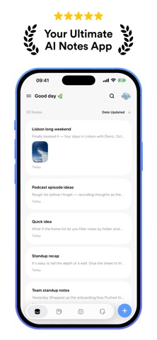 Echo: AI Note Taker & Notebook Screenshot 1 of 10