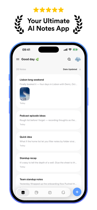 Echo: AI Note Taker & Notebook Screenshot 1 of 10