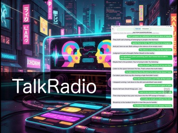 AI Voice Stories :TalkRadio iPad screenshot