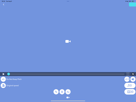 Video Speed Editor - VBooster iPad screenshot 8 - Photo & Video app