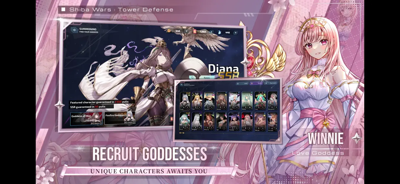 Shiba Wars 2: Tower Defense TD iOS Mod IPA screenshot 1 - iOS game interface