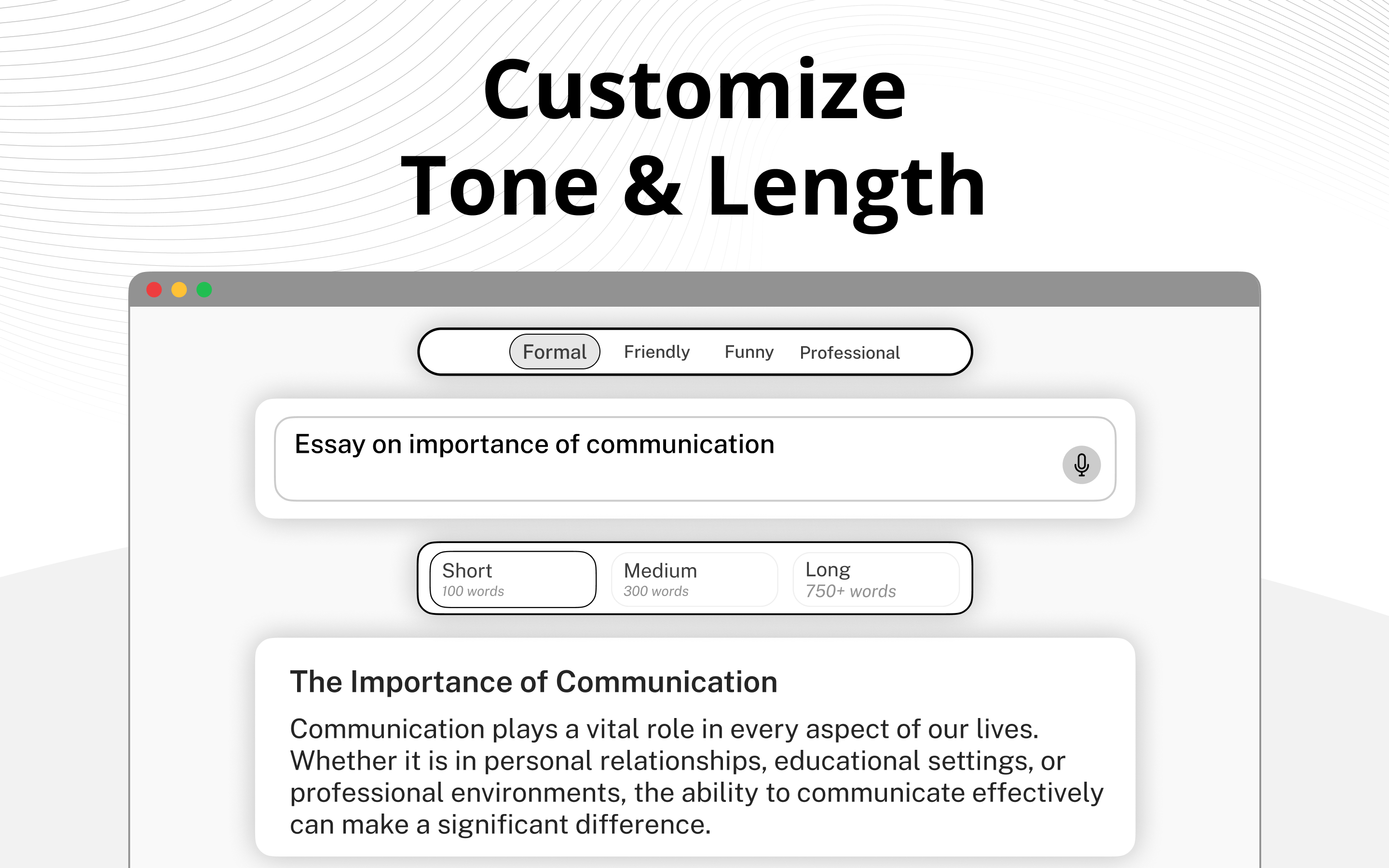 AI Writer: Story Essay Email
