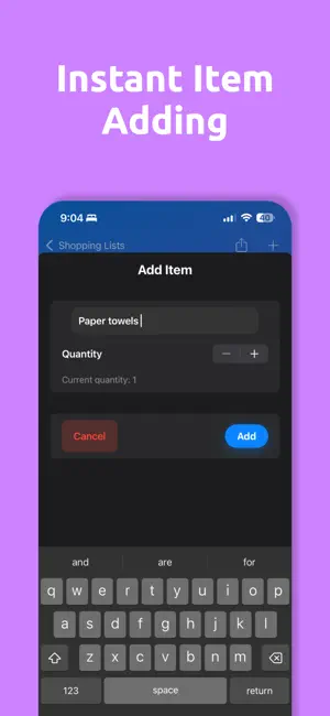 Shared Grocery List: Shopping screenshot 2