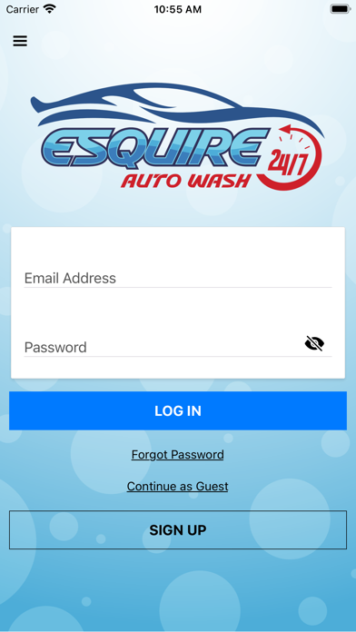 Esquire 24/7 Auto Wash Screenshot