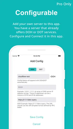 DNS Security iPhone Ekran Görüntüsü 2