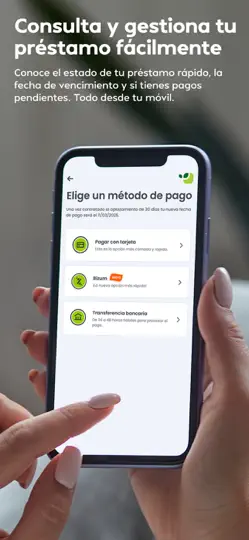 Captura de pantalla de Vivus.es – Préstamos Rápidos en iPhone 3